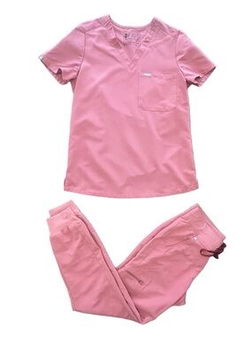 Women’s figs scrub set Quartz, Catarina top, HW Zamora jogger XS reg, po 1483